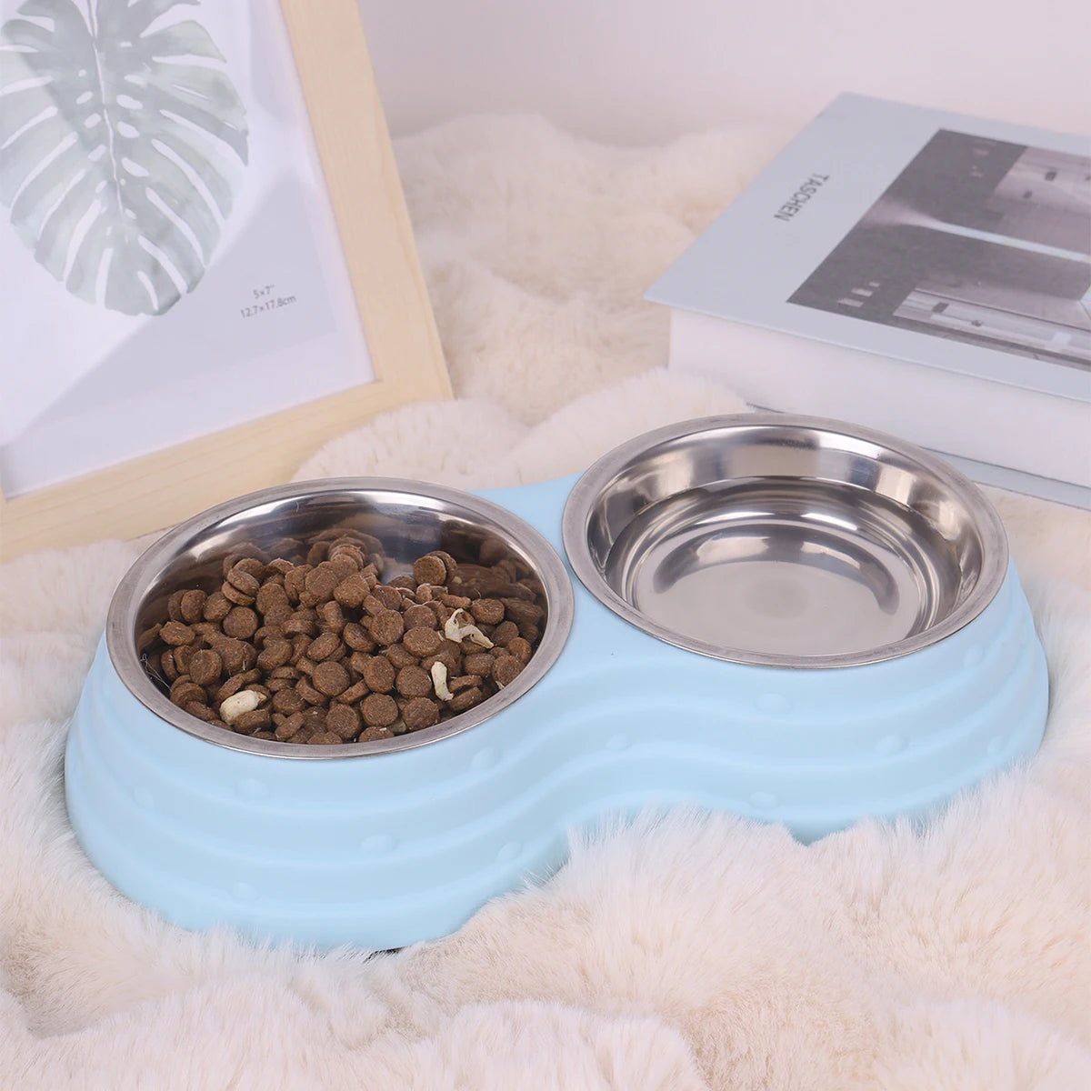 1PC Stainless Steel Pet Bowl for Dogs and Cats, Suitable for Small Dogs, Medium Dogs and Large Dogs