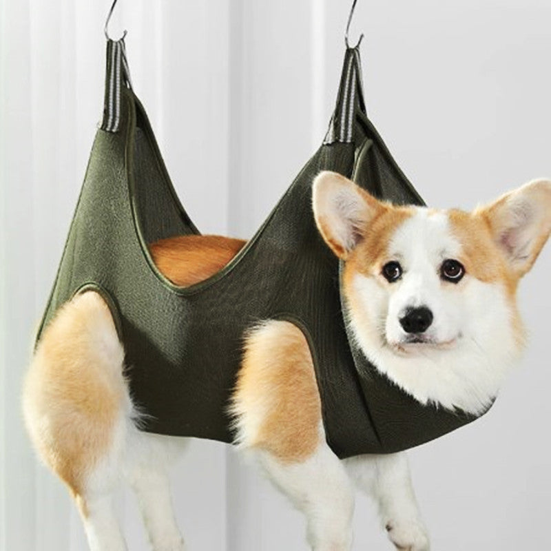 Pet Grooming Hammock Harness for Cats and Dogs, Cat Grooming Sling for Trimming Nail and Ear Care, Pet Hammock Restraint Bag