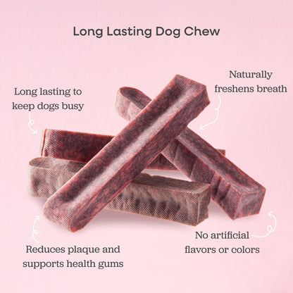 Long Lasting Dental Yak Chews - Cranberry and Blueberry Yak Chews