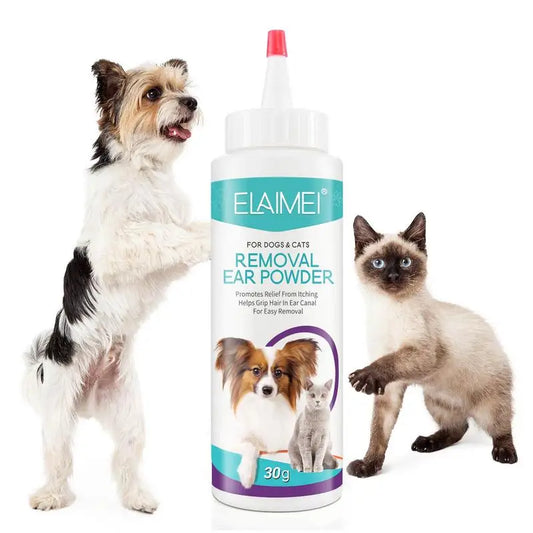 Ear Powder Pet Ear Cleaner Pet Ear Hair Removing Powder Healthy Care Anti-Ticks Cleaning Supplies Dog Products for Ear