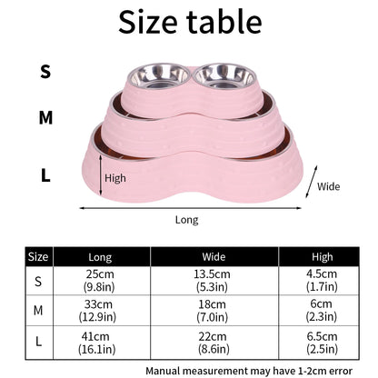 1PC Stainless Steel Pet Bowl for Dogs and Cats, Suitable for Small Dogs, Medium Dogs and Large Dogs